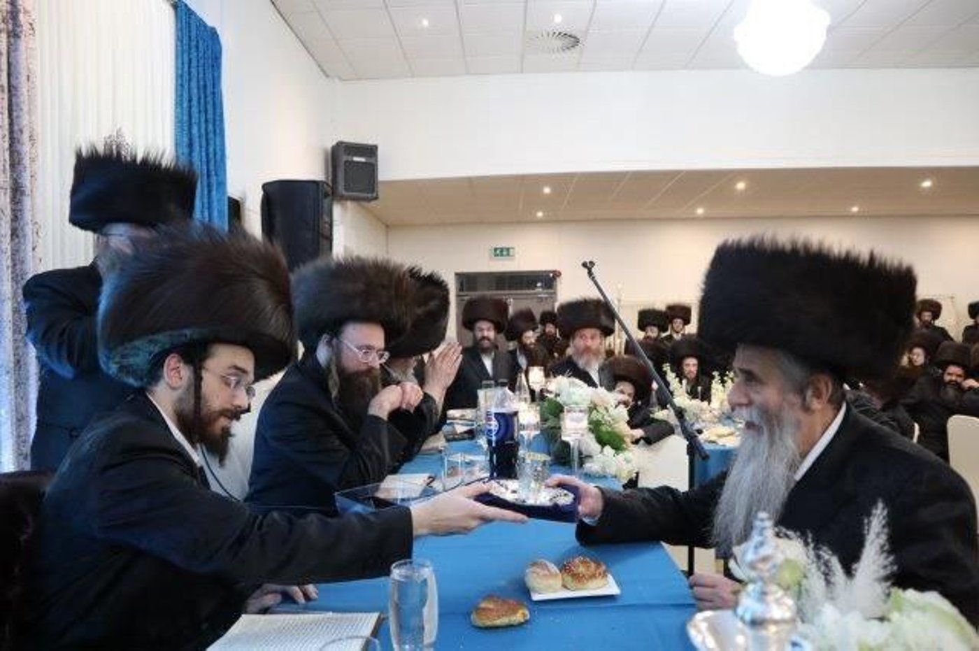 הרב שלום רוקח בביקור במאנטשסטר