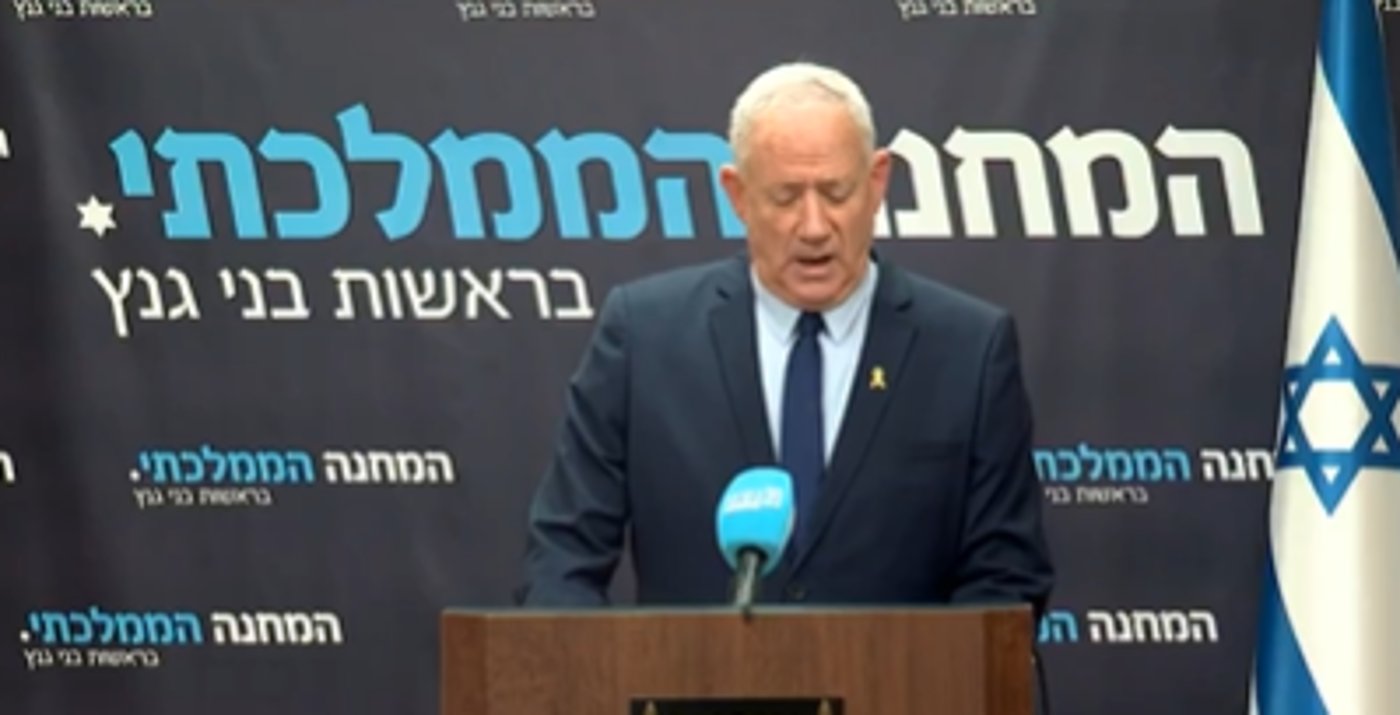 בני גנץ, היום בכנסת