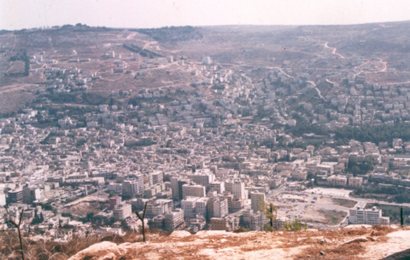 העיר 'שכם' כיום