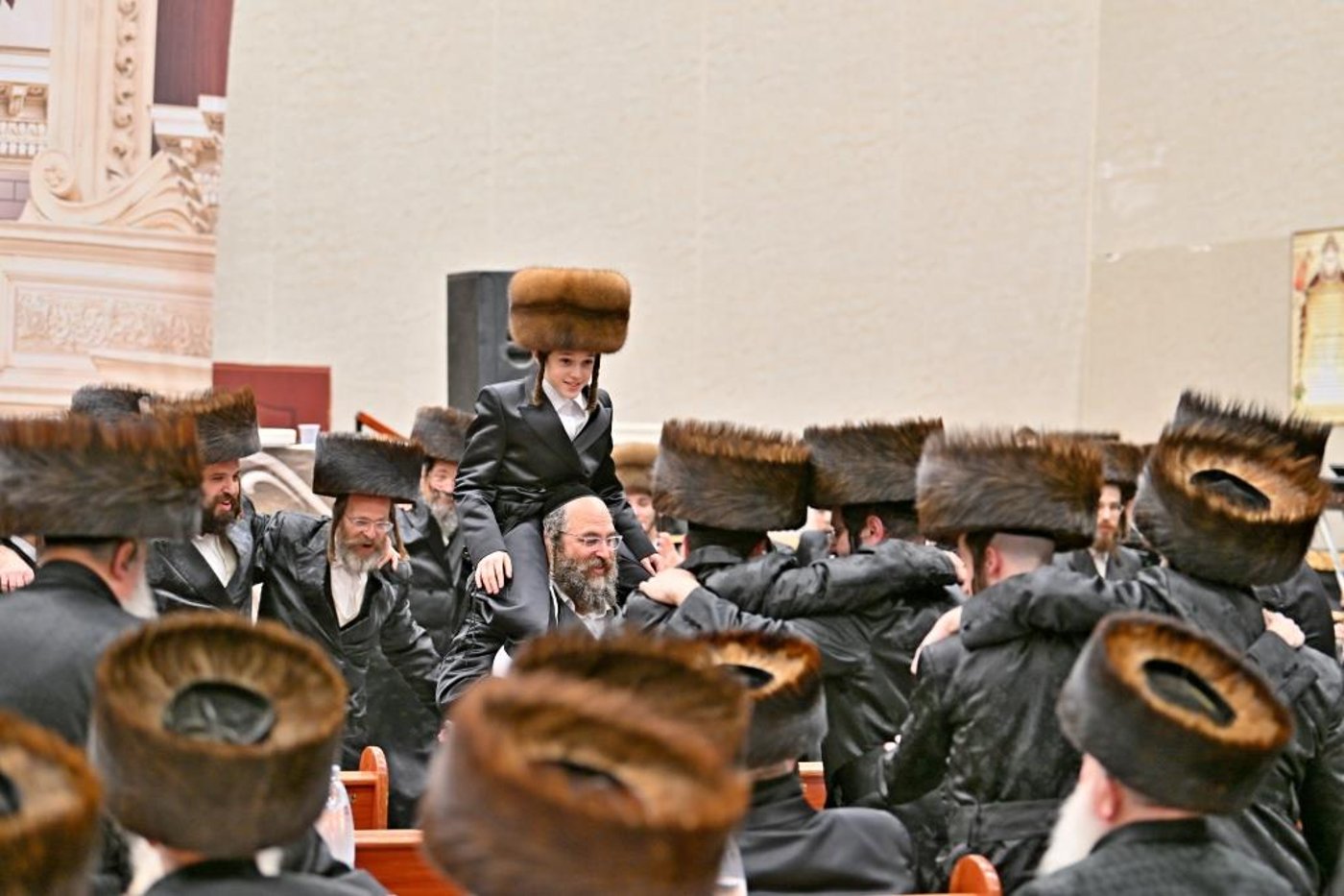 שמחת הבר מצווה לנכד האדמו"ר מויזניץ
