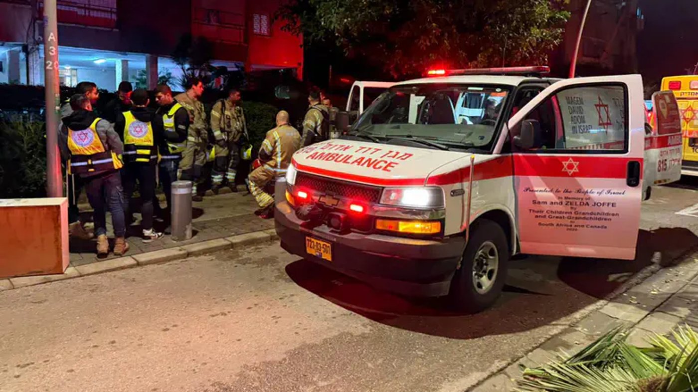 זירת הפיצוץ בראשל"צ