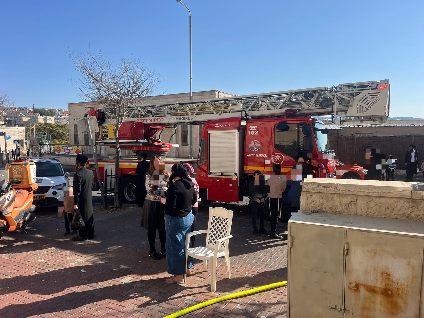 תיעוד מזירת שריפה בביתר עילית | ארכיון