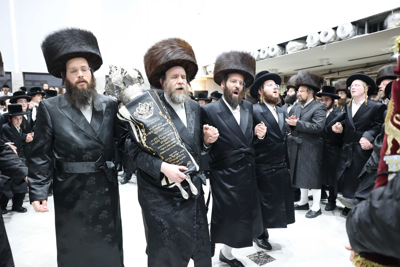 הכנסת ספר תורה בויז'ניץ אלעד 