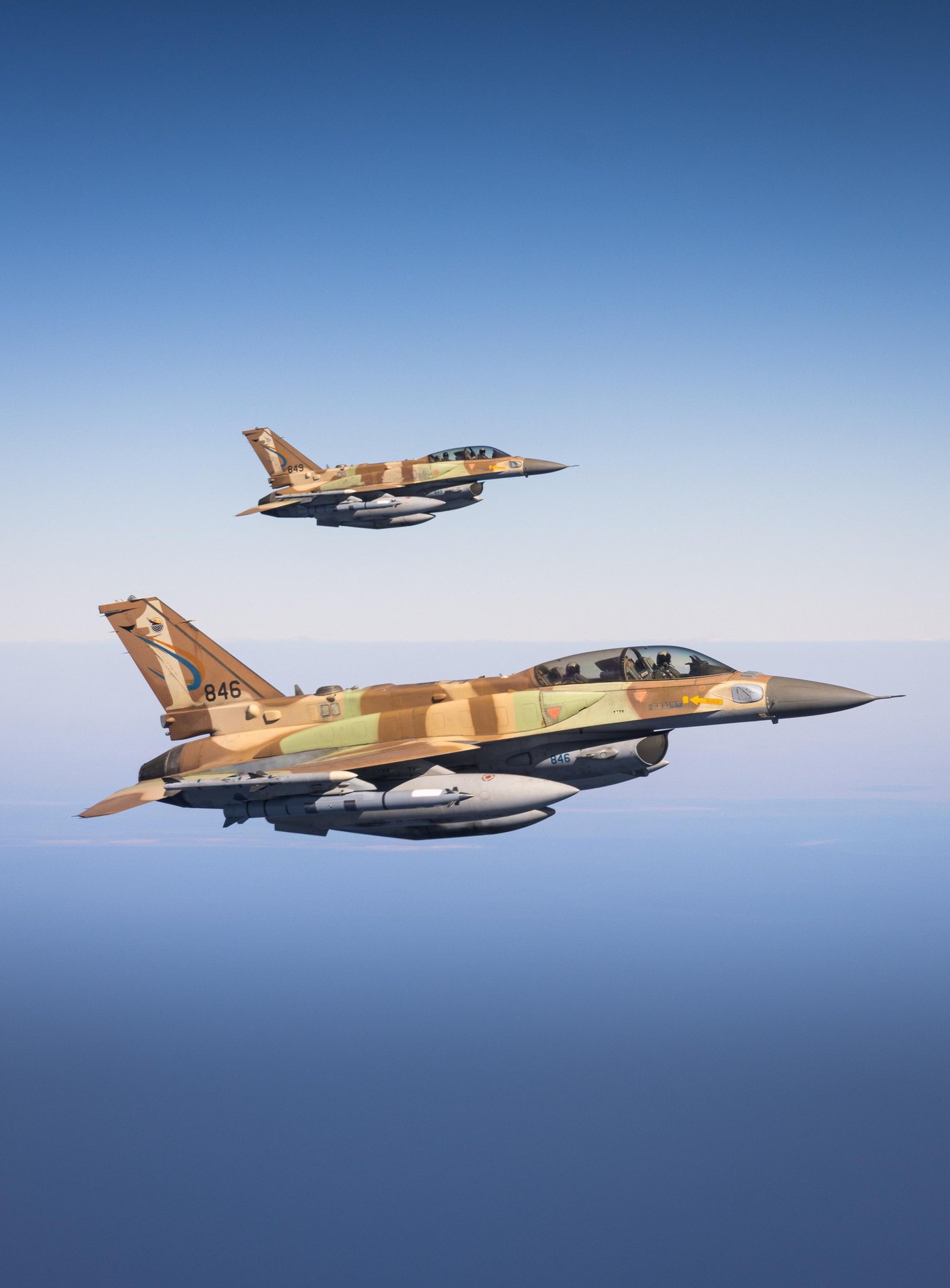 מטוסי חיל האוויר בשמי המזרח התיכון