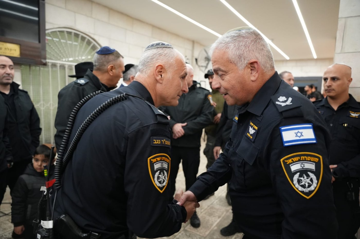 כוחות המשטרה בהילולת הבבא סאלי