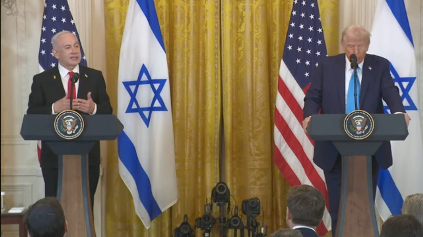 טראמפ ונתניהו אתמול