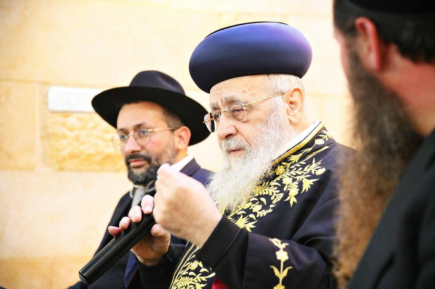  הראשל"צ הגאון רבי יצחק יוסף בביקור בעיר עמנואל