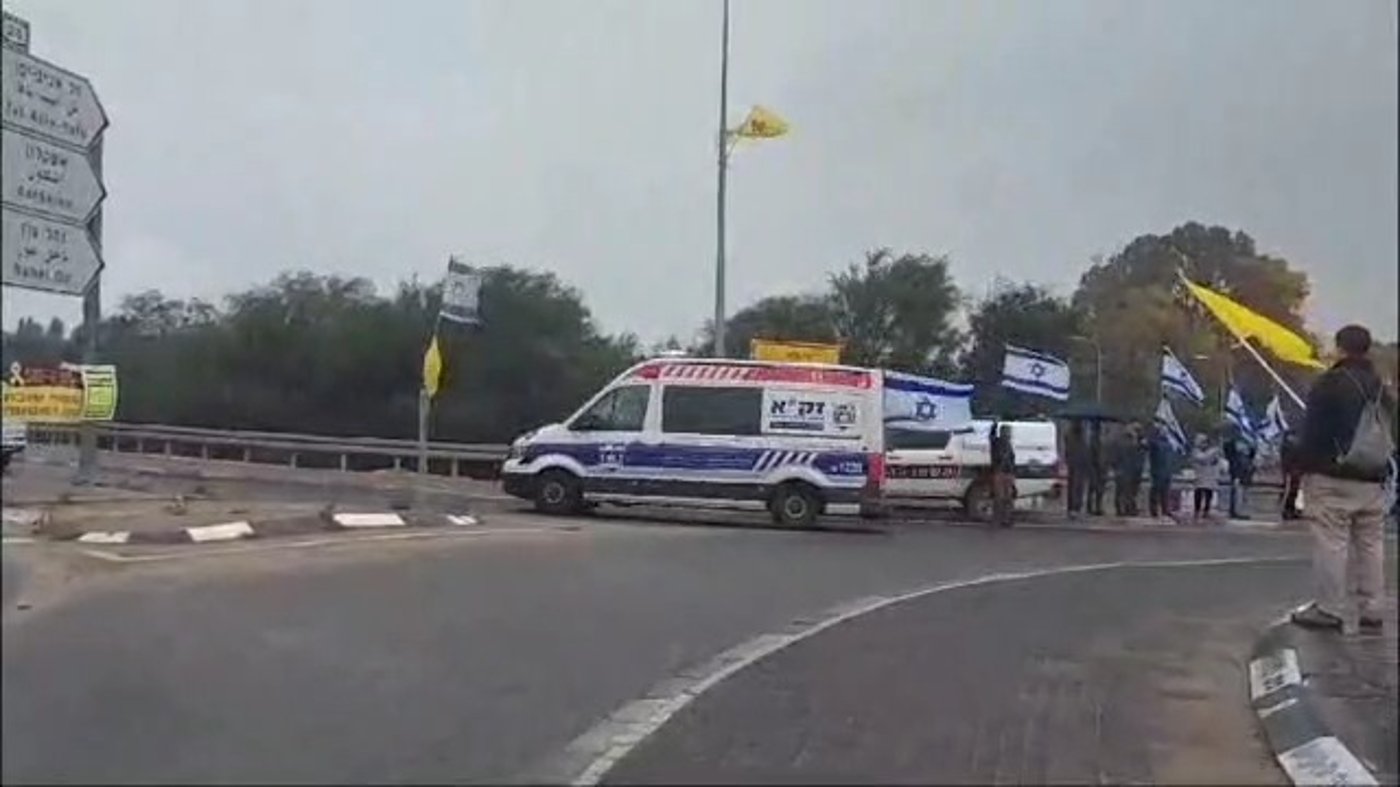 האמבולנס בדרכו לאבו כביר