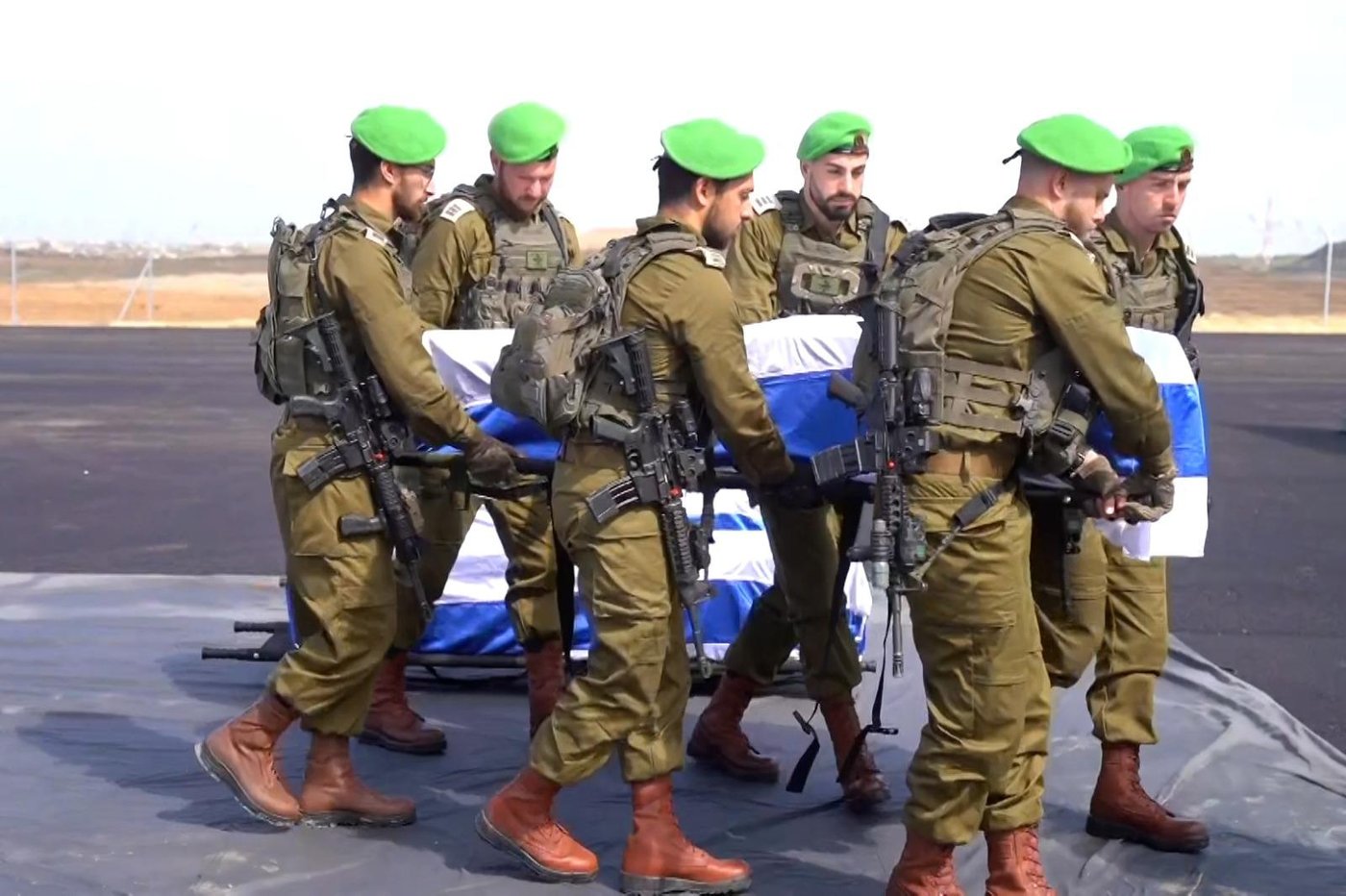 תמונות ראשונות: כך קיבלו בצה"ל את ארונות הקדושים