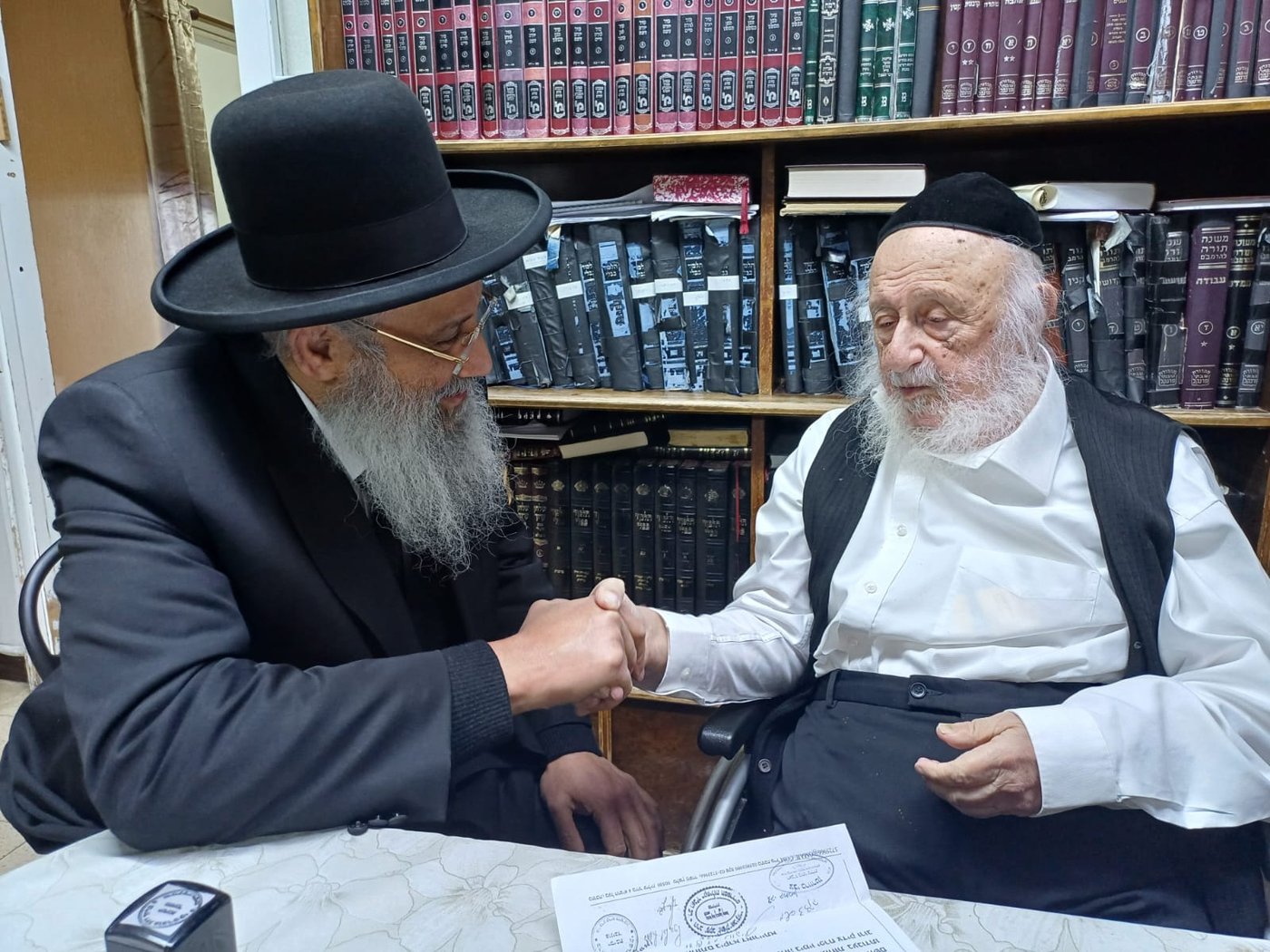 הרב מעלם אצל הגרב"ד פוברסקי