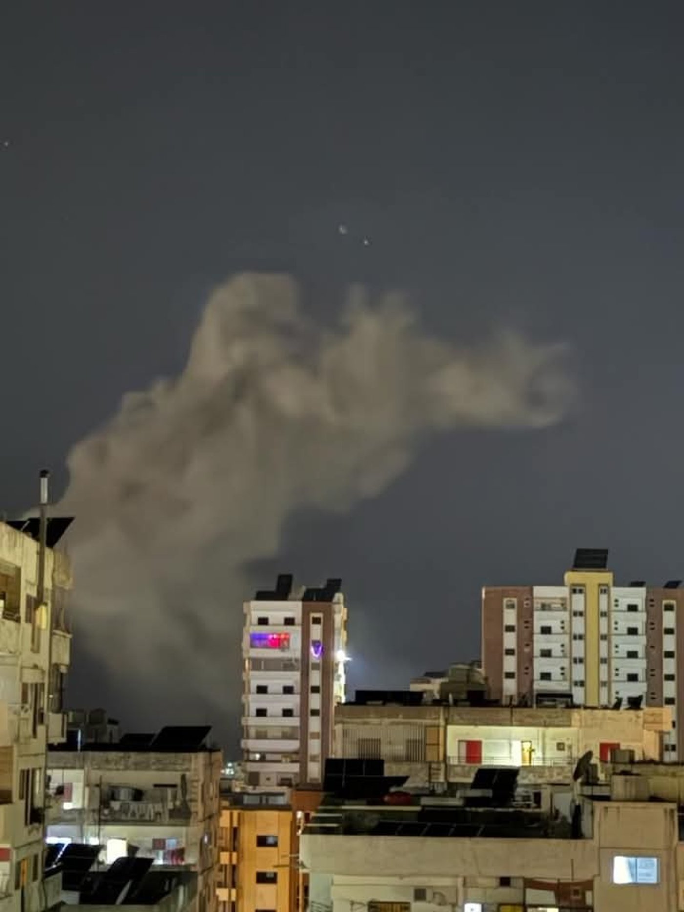 זירת התקיפה בסוריה