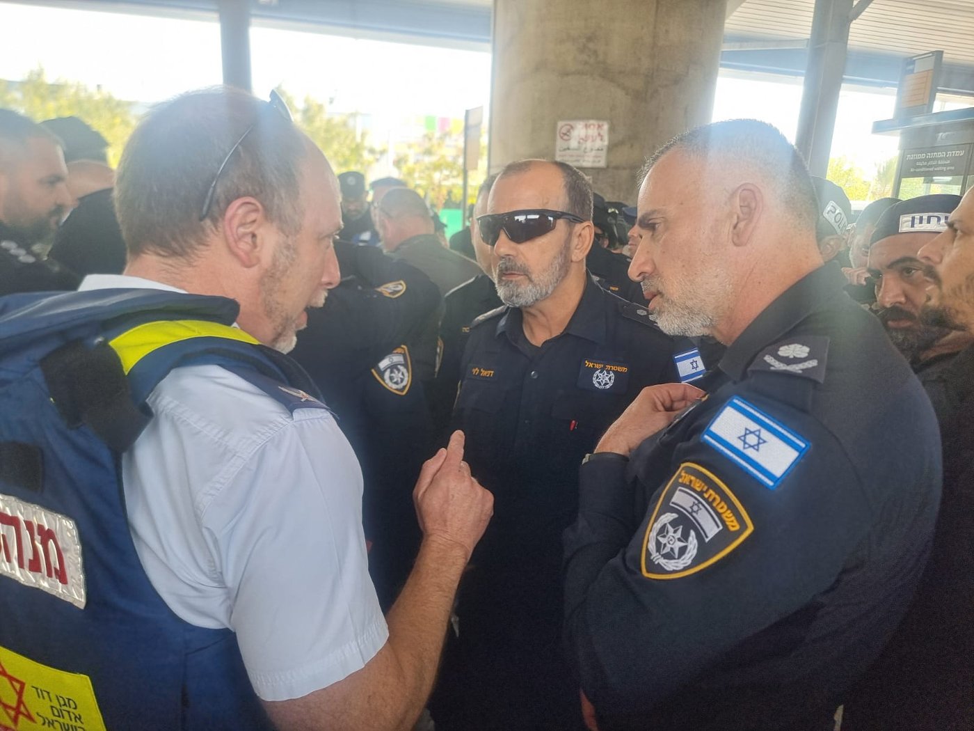 המפכ"ל בהערכת מצב בשטח