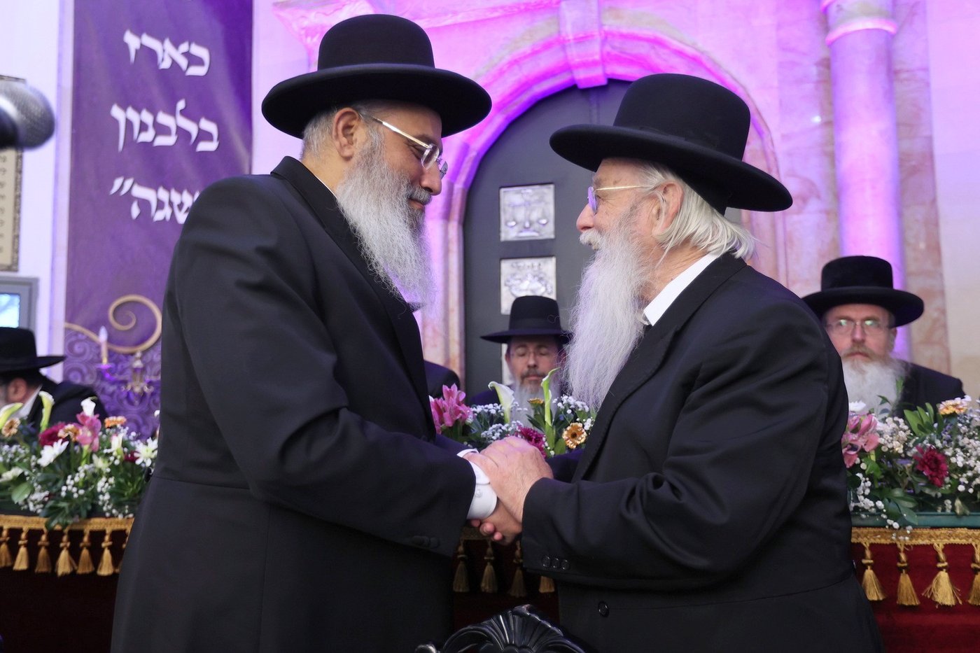 הכתרת הגאון רבי יצחק מועלם לרבה הספרדי של העיר ביתר