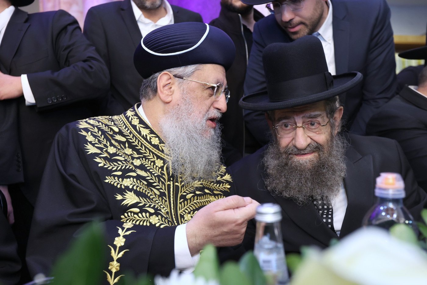 הכתרת הגאון רבי יצחק מועלם לרבה הספרדי של העיר ביתר