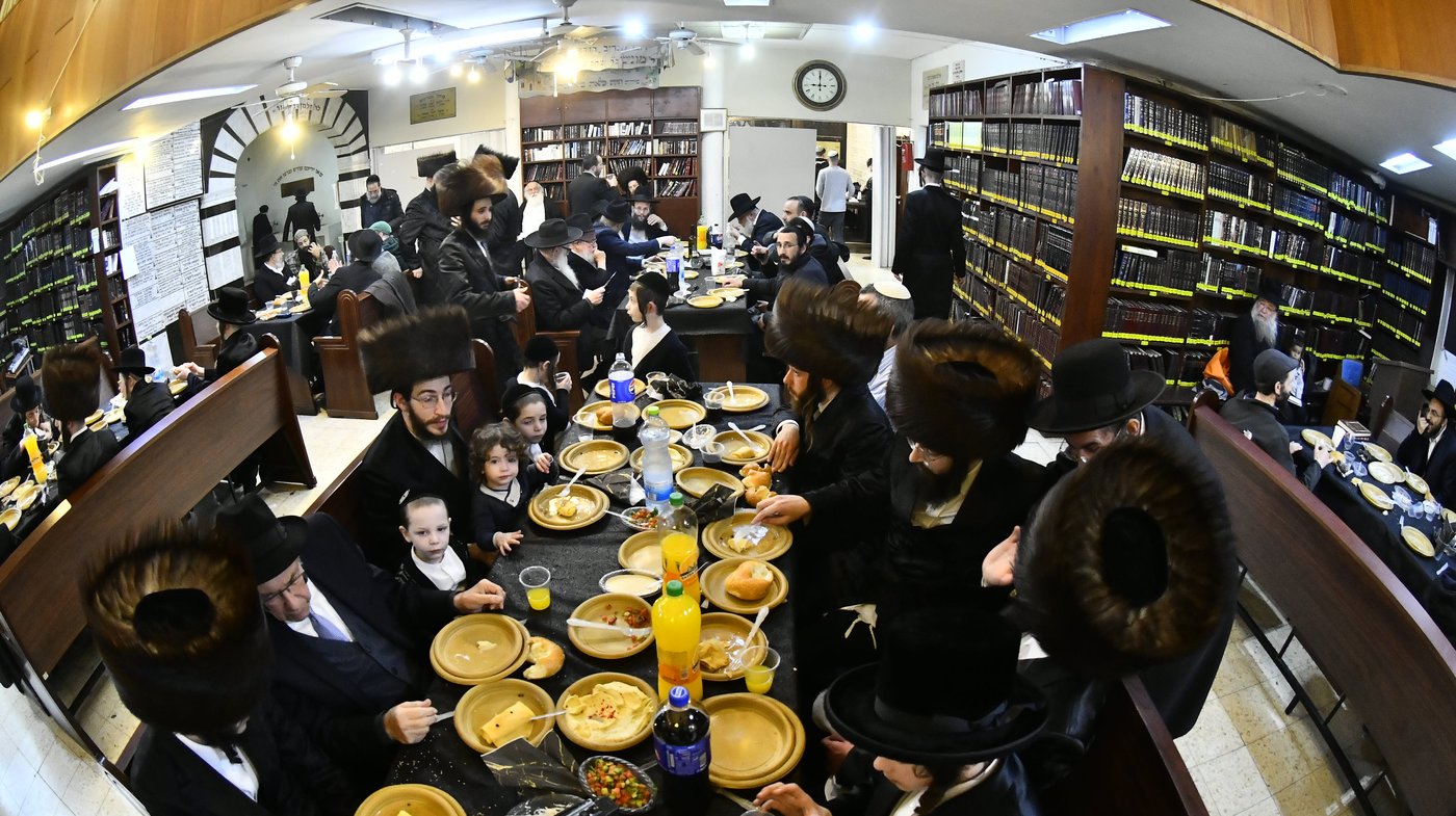 שמחת השבע ברכות בחצה"ק פיטסבורג - אביר יעקב 