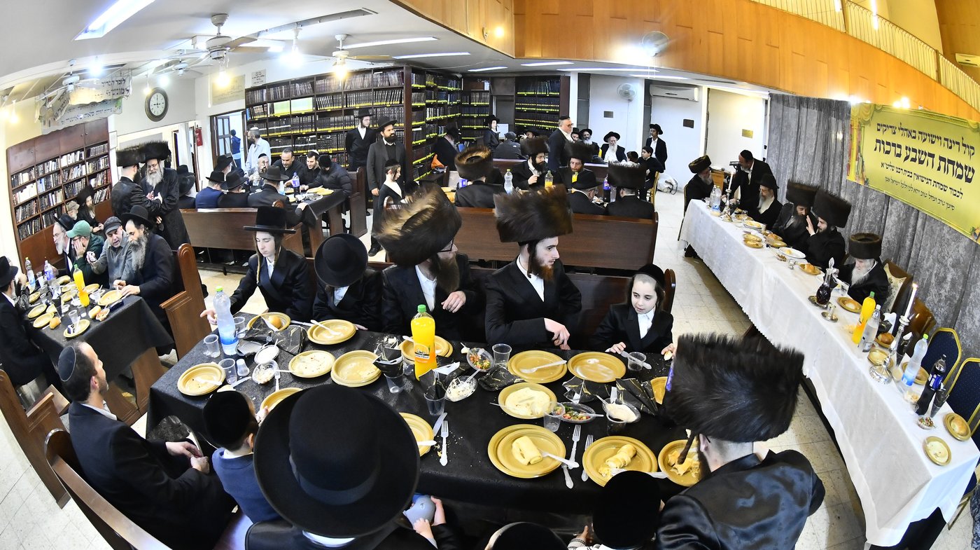 שמחת השבע ברכות בחצה"ק פיטסבורג - אביר יעקב 