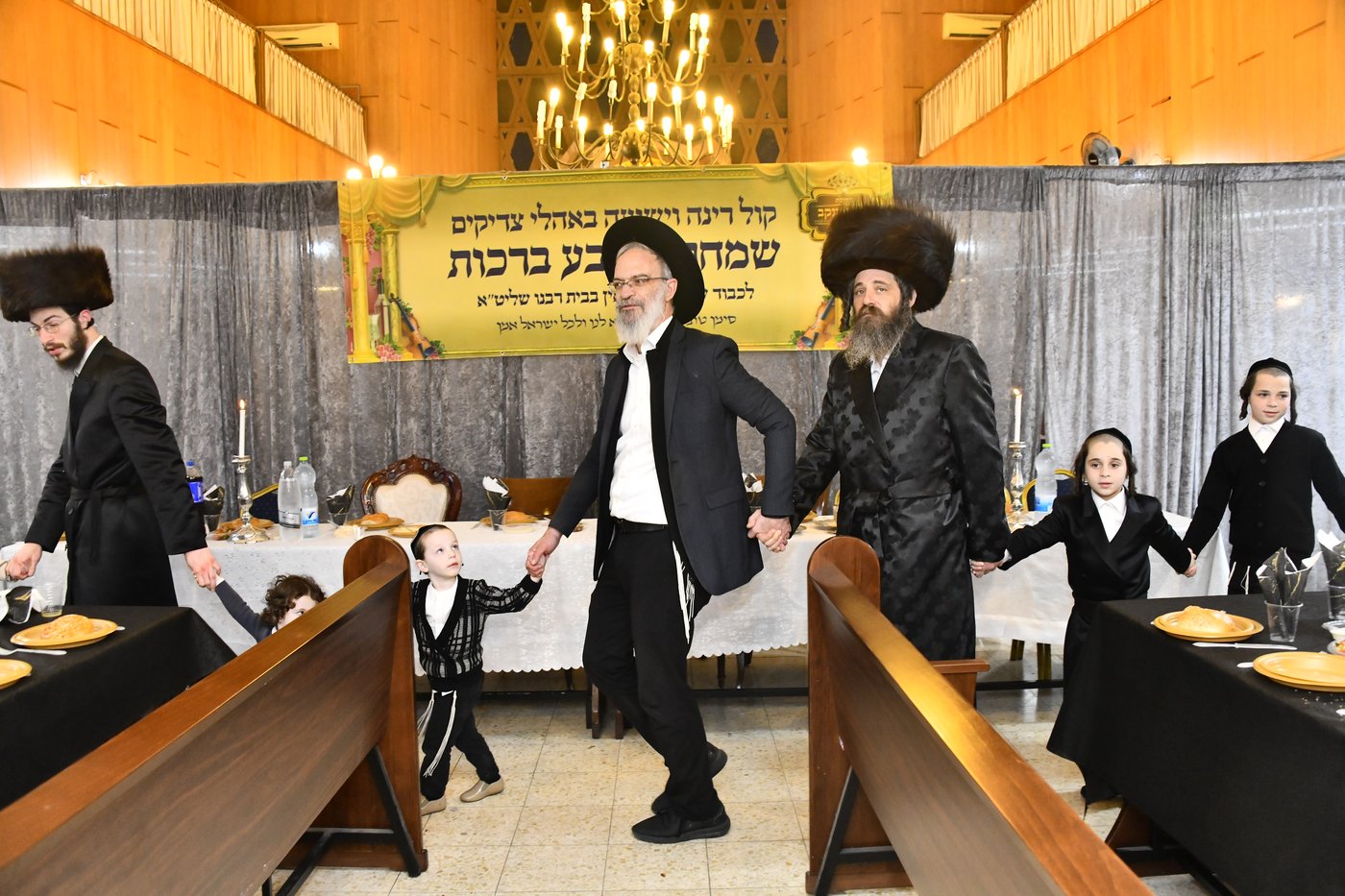 שמחת השבע ברכות בחצה"ק פיטסבורג - אביר יעקב 