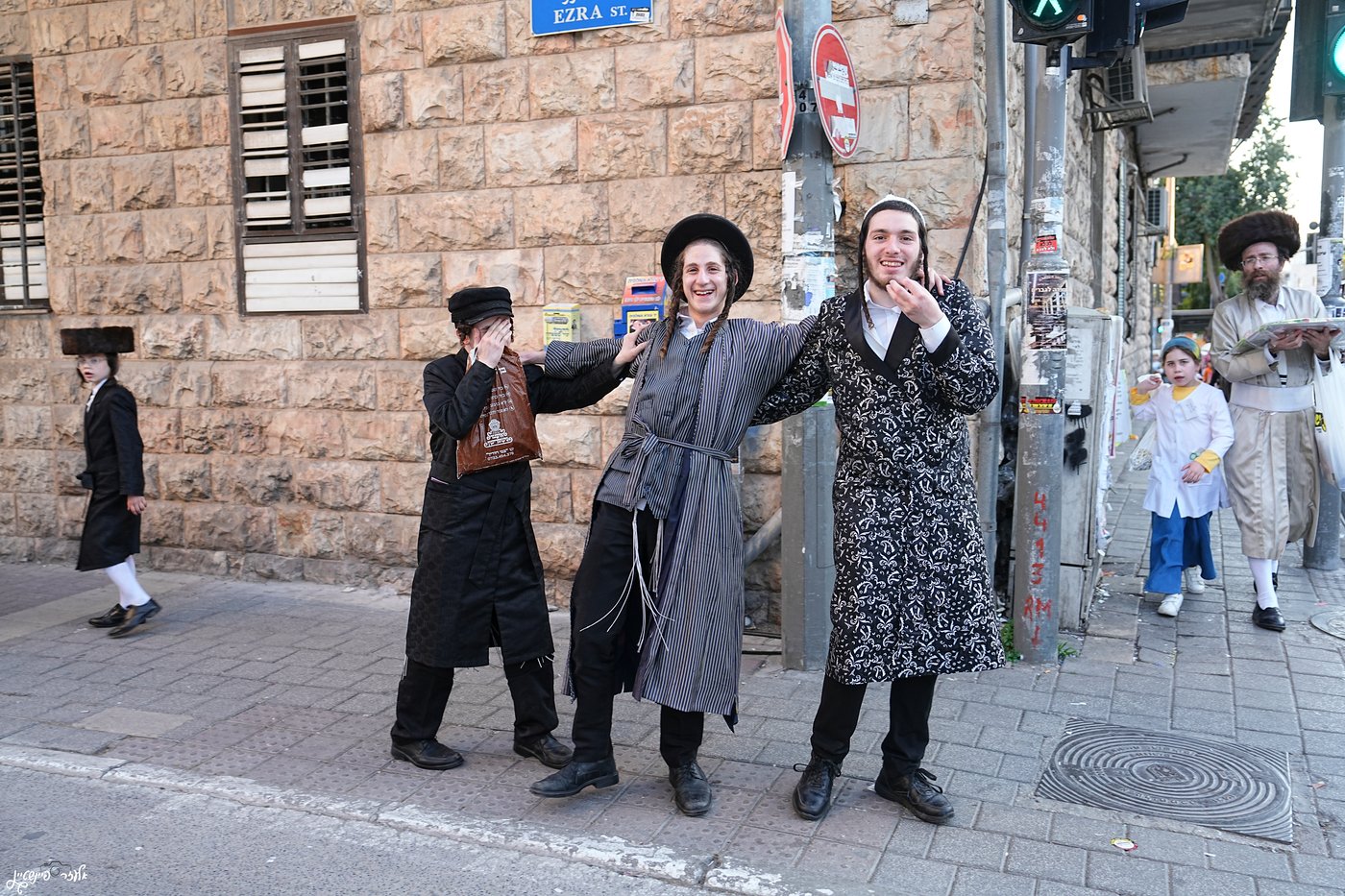 פורים ברחובות ירושלים