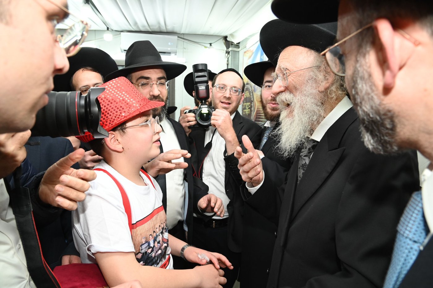 פורים אצל הגאון רבי שמעון גלאי