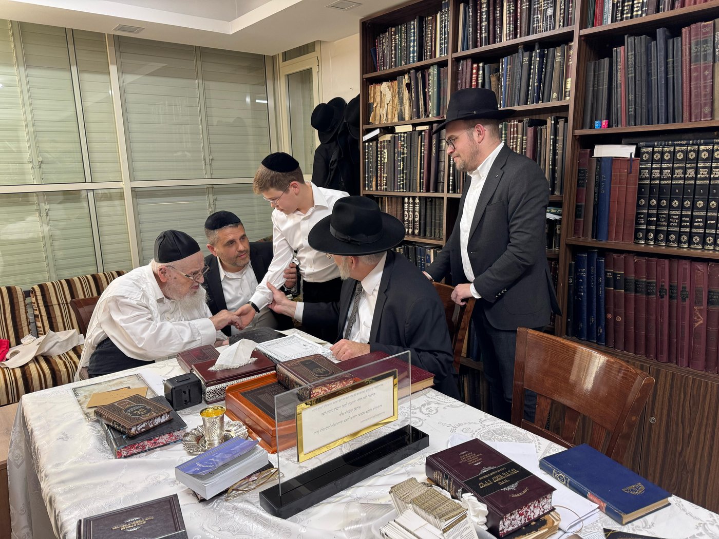 שמחת הבר מצווה לנכד ח"כ יעקב אשר