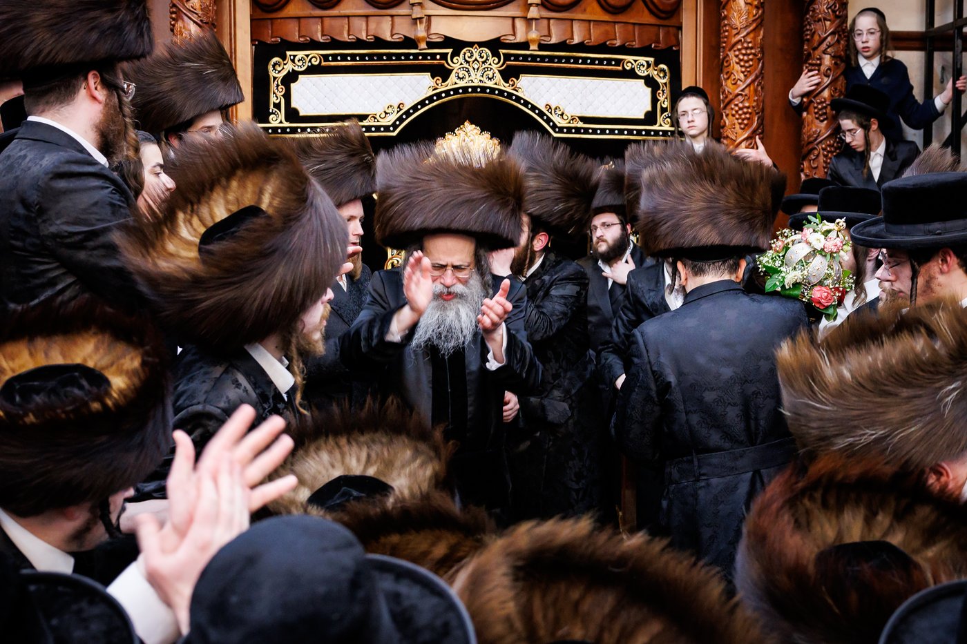 הכנסת ספר תורה לביהמ"ד סאטמר מונסי 