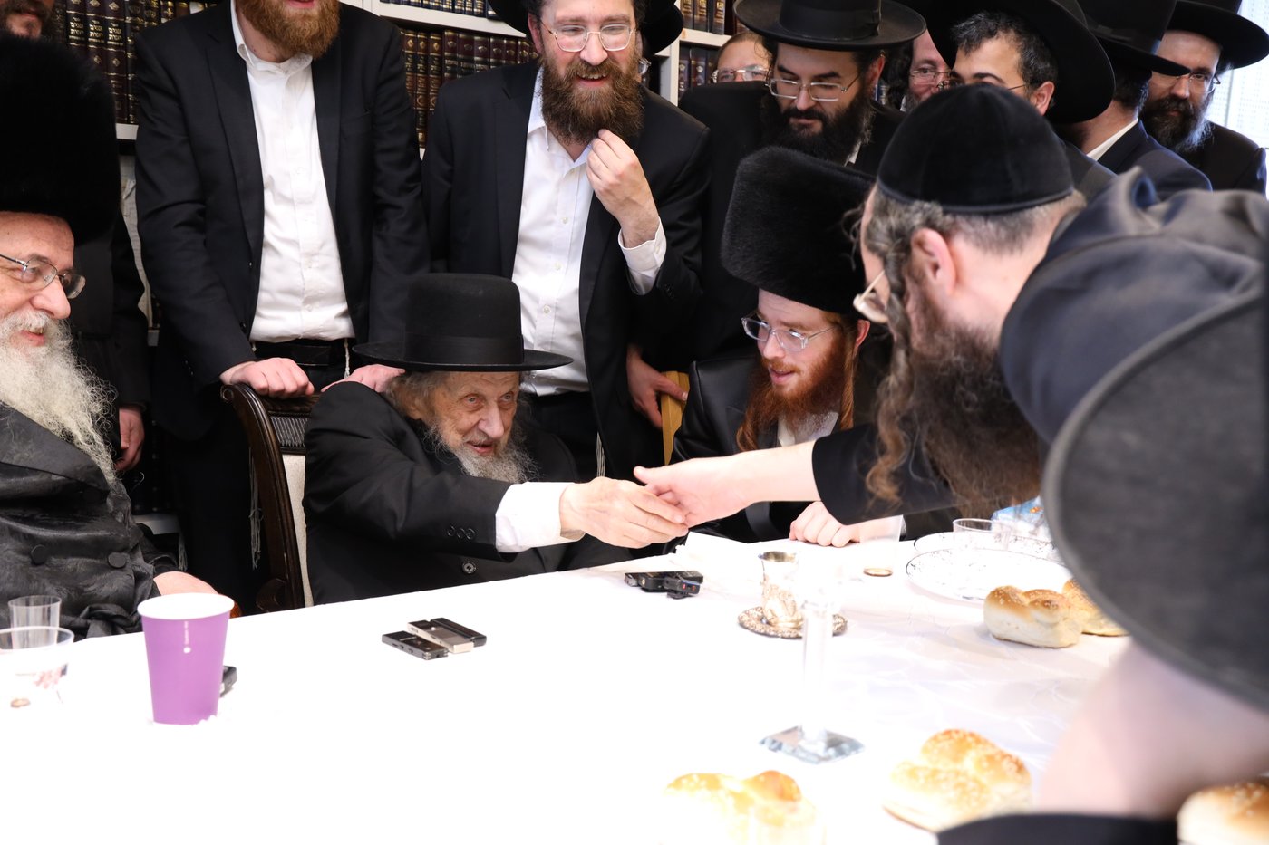 שמחת השבע ברכות לרגל נישואי נכדת הגר"ש אלתר
