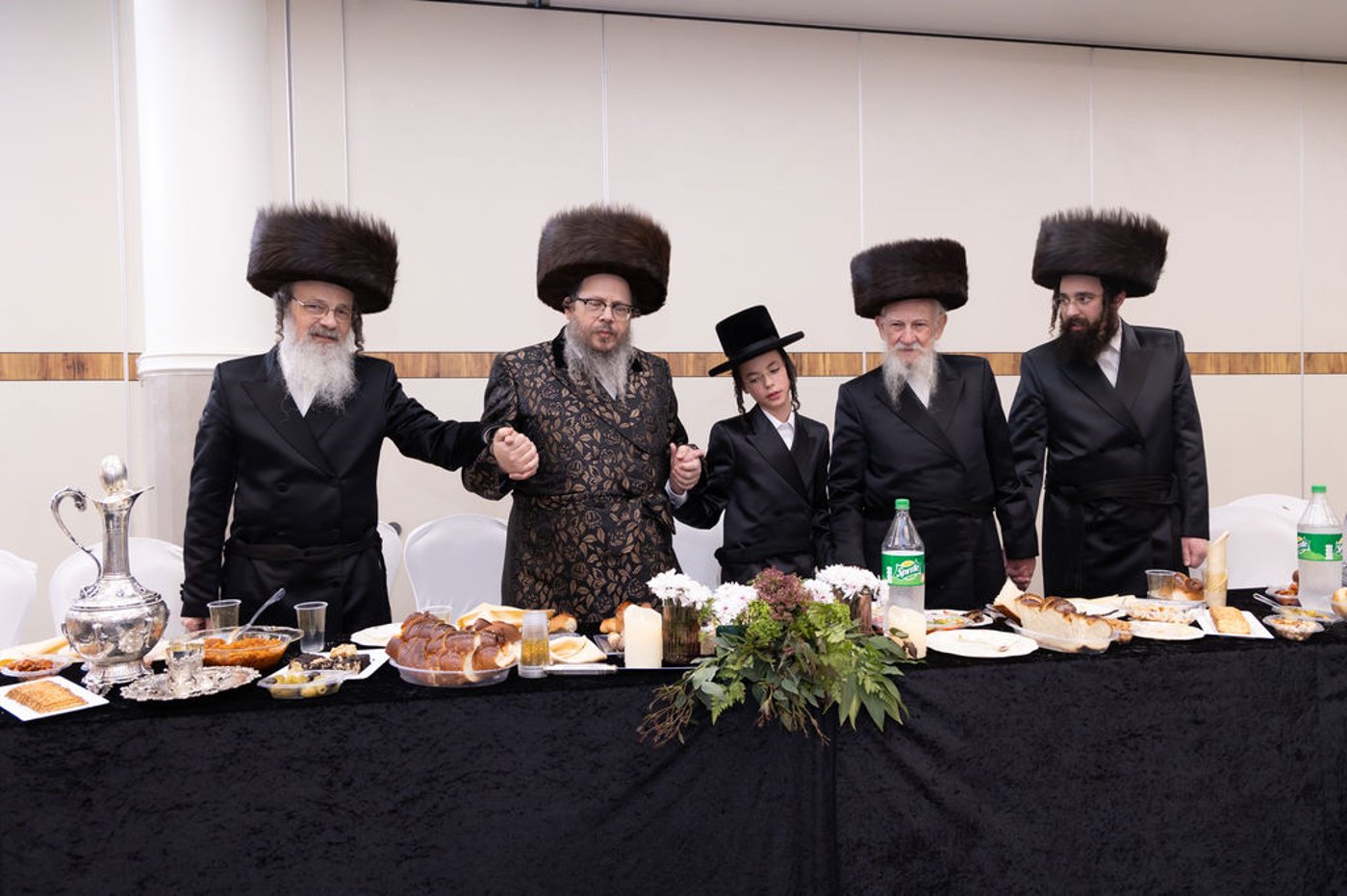 שמחת הבר מצווה לנכד האדמו"ר מבוסטון ביתר