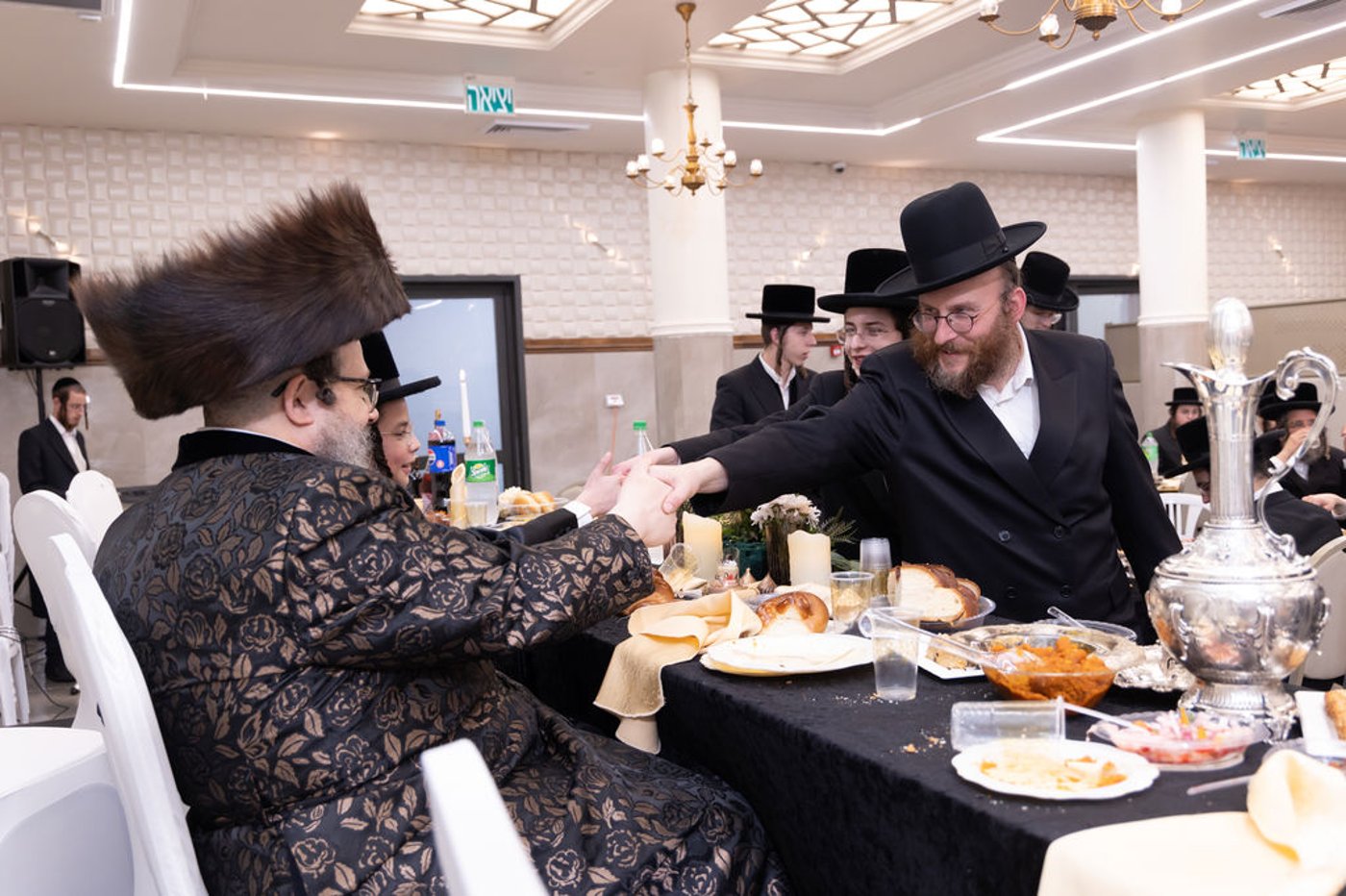 שמחת הבר מצווה לנכד האדמו"ר מבוסטון ביתר
