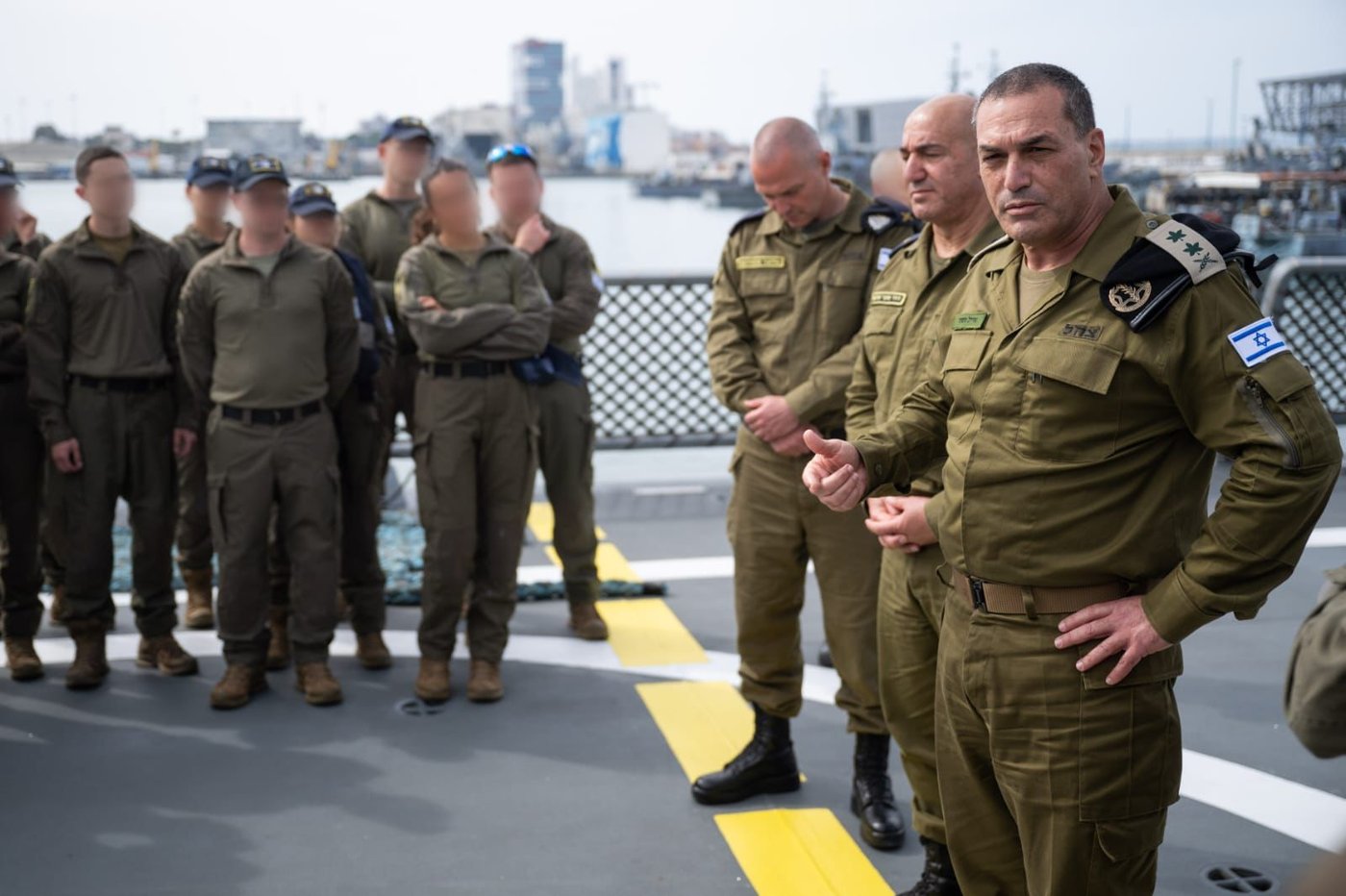 הרמטכ״ל אייל זמיר בביקור בחיל הים