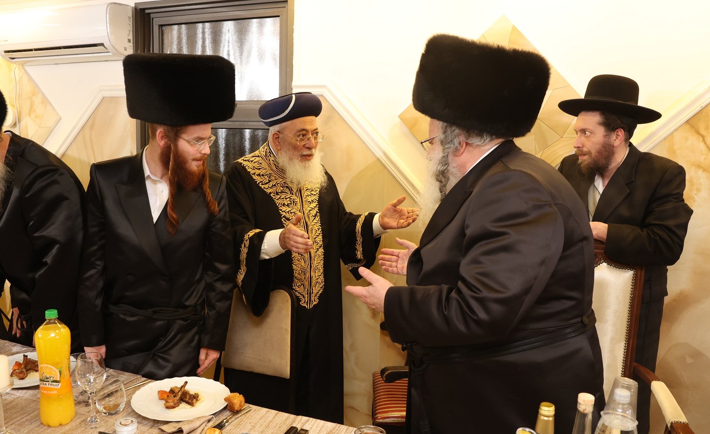 שמחת השבע ברכות לרגל נישואי נכדת הגר"ש אלתר
