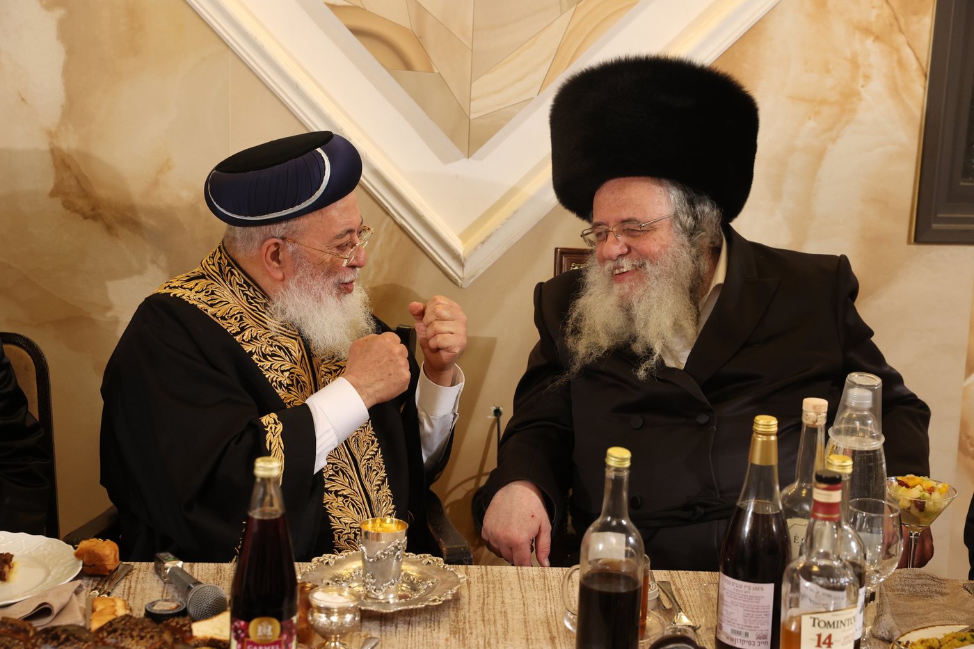 שמחת השבע ברכות לרגל נישואי נכדת הגר"ש אלתר