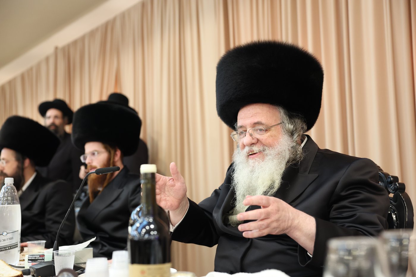 שמחת השבע ברכות המרכזית לרגל נישואי נכדת הגר"ש אלתר