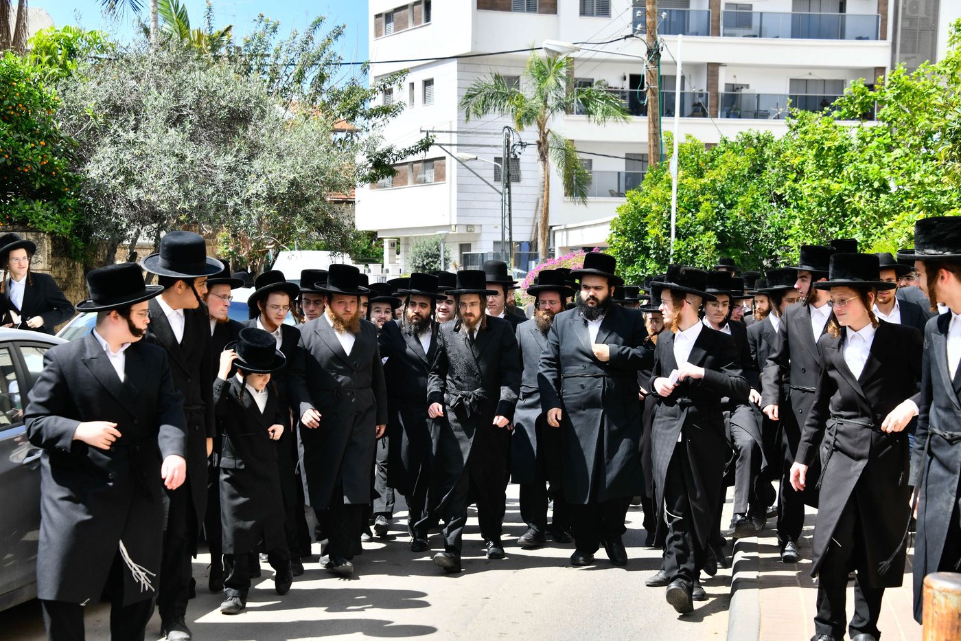 האדמו"ר מסאדיגורה בברכת האילנות 