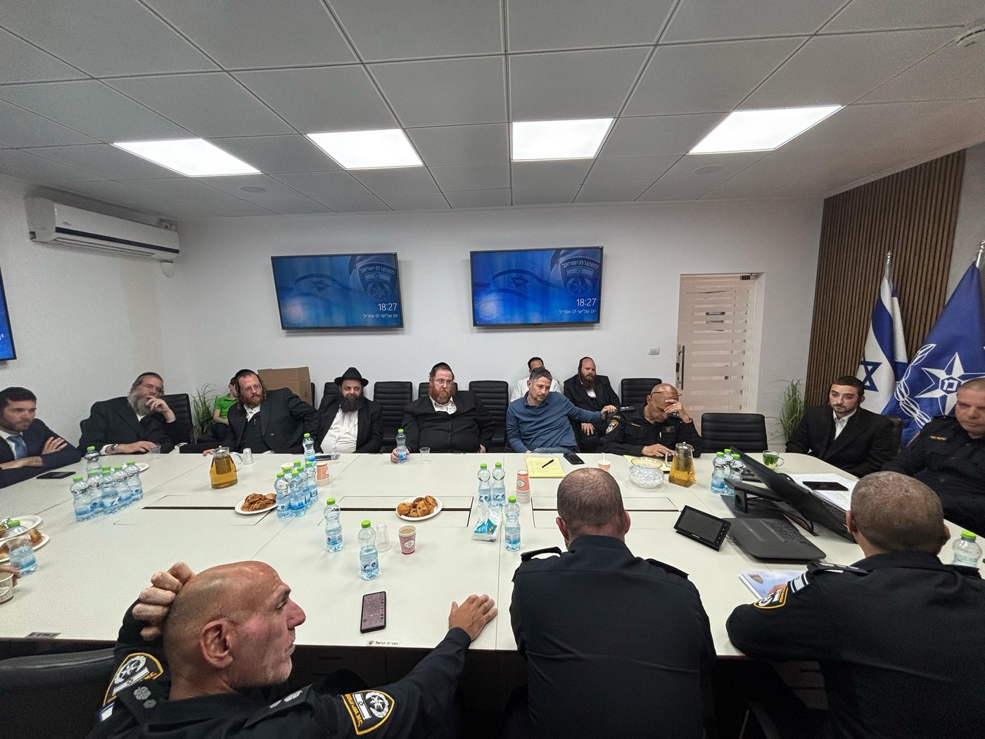כנס נציגי הקהילות החרדיות וגופי חירום לקראת חג פסח במרחב ציון