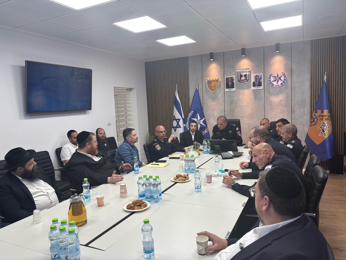 כנס נציגי הקהילות החרדיות וגופי חירום לקראת חג פסח במרחב ציון
