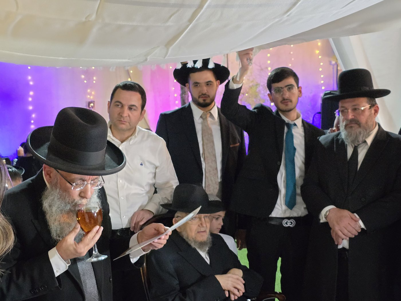 שמחת נישואי נכדת הגר"מ מאזוז