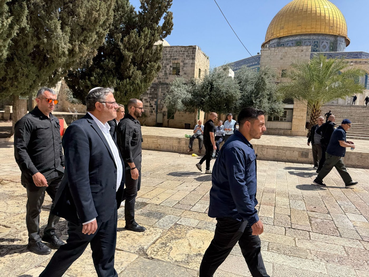 השר איתמר בן גביר בהר הבית