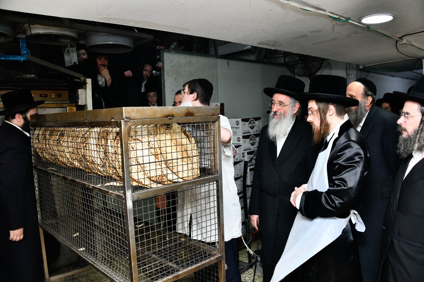 האדמו"ר מסאדיגורה באפיית מצות