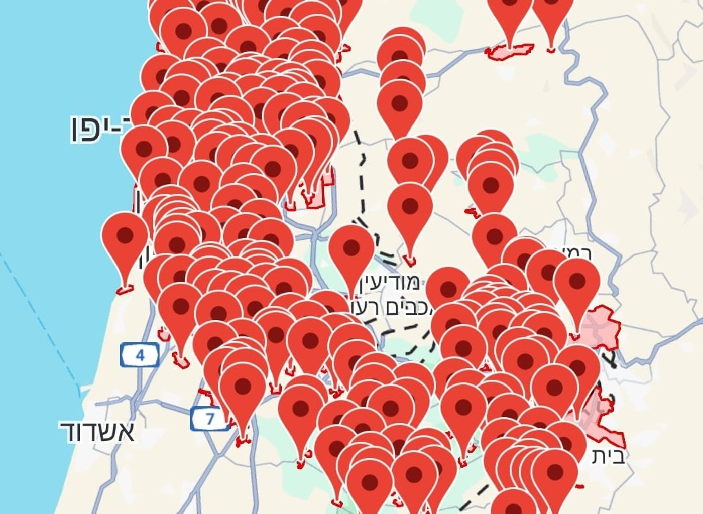 בעיצומו של חג הפסח: אזעקות במרכז בעקבות ירי מתימן