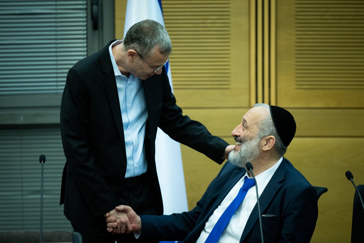 השר לוין וח"כ דרעי