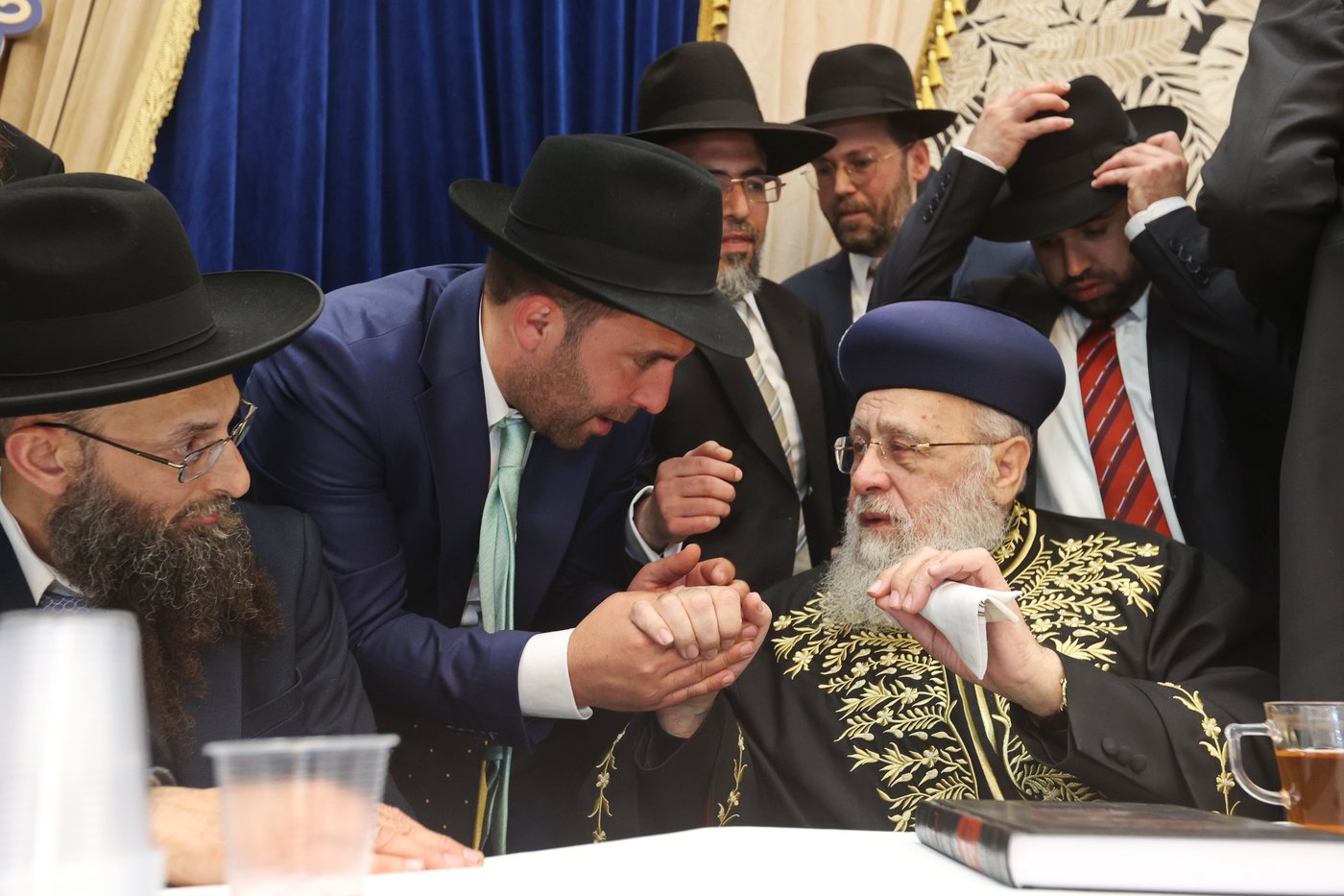 הקבלת פני רבו לראשל"צ הגאון הרב יצחק יוסף, ברמה ד' בבית שמש
