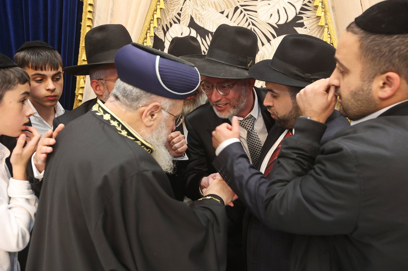 הקבלת פני רבו לראשל"צ הגאון הרב יצחק יוסף, ברמה ד' בבית שמש