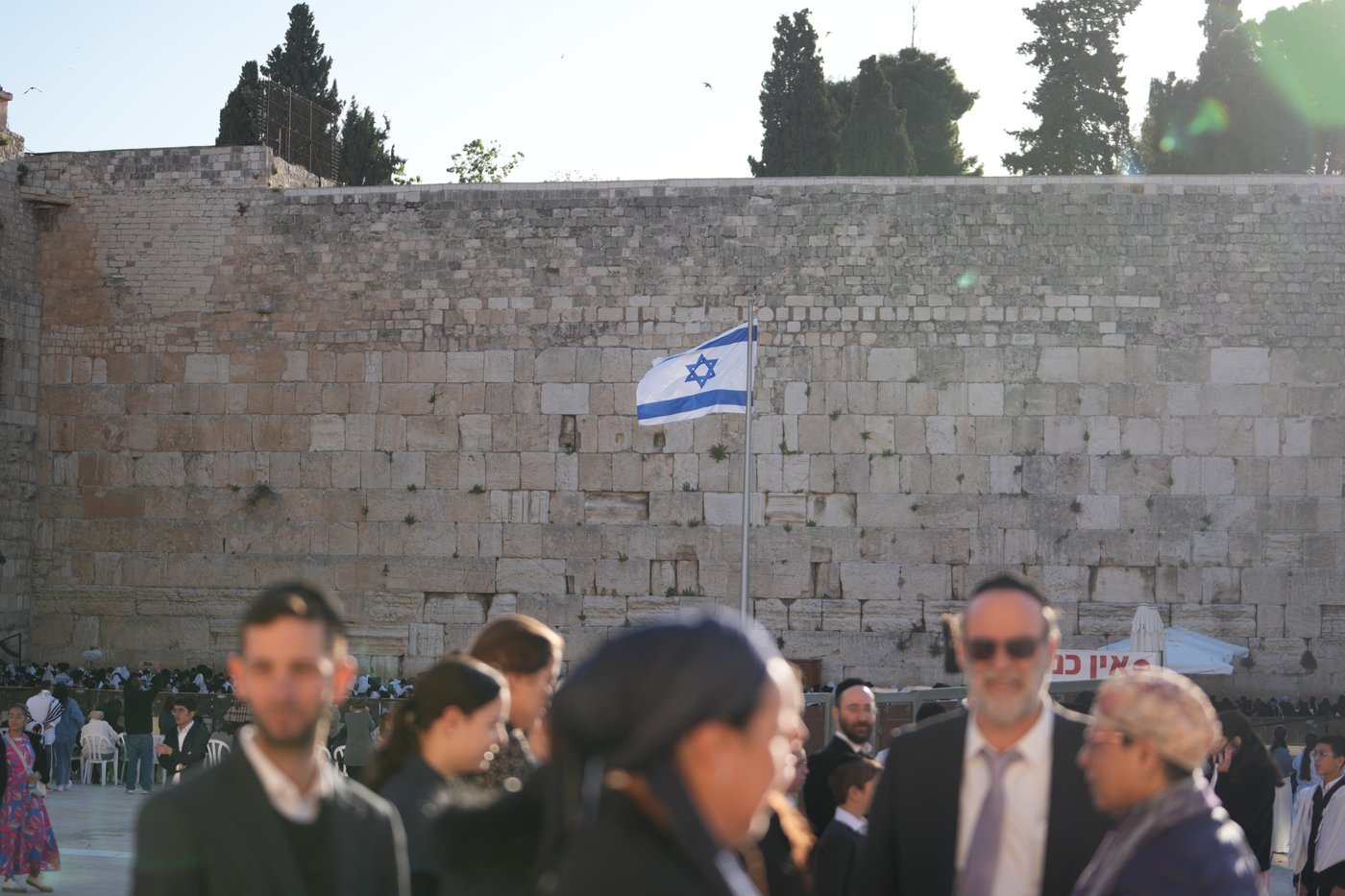 אבטחת מעמד ברכת כהנים בכותל המערבי