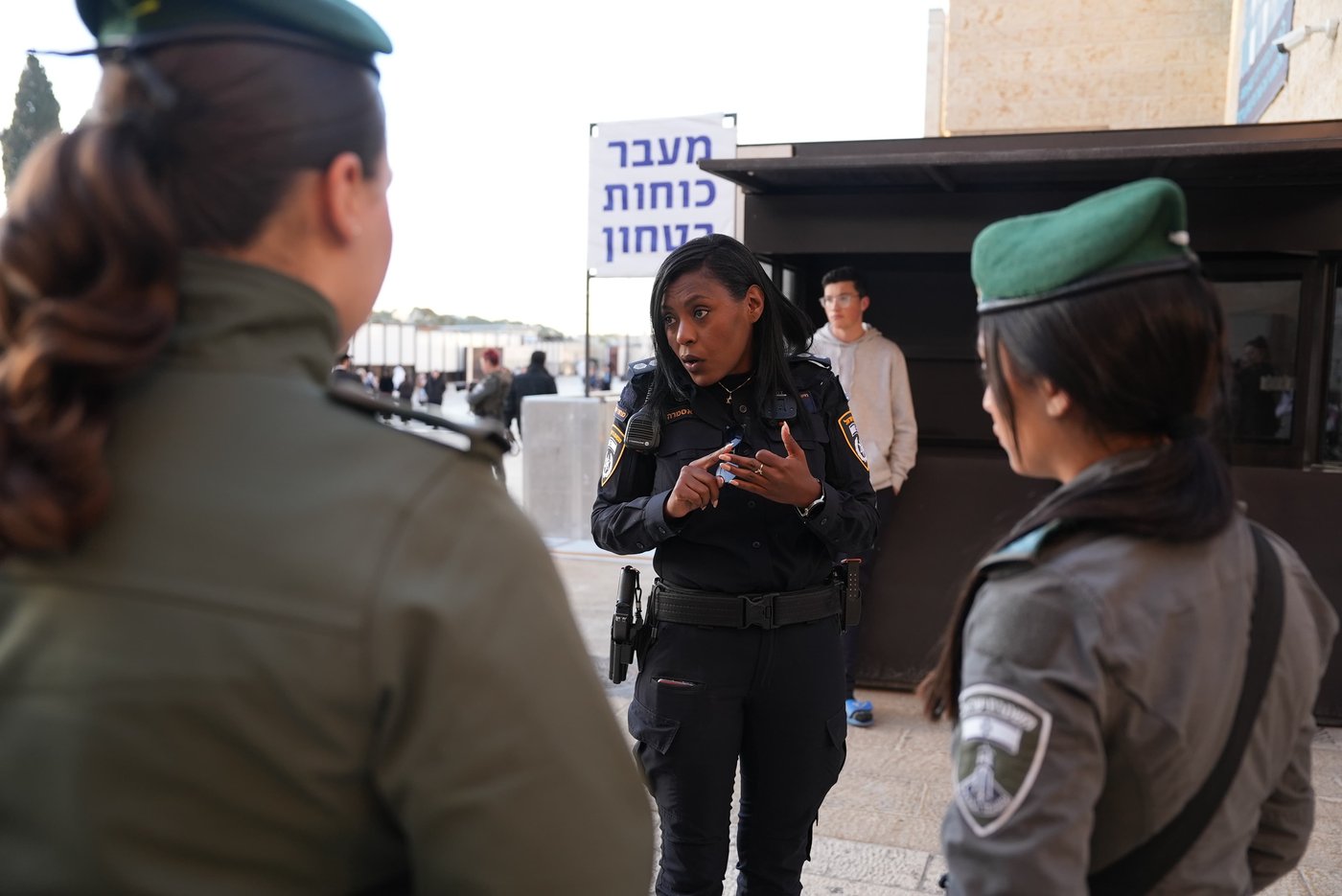 אבטחת מעמד ברכת כהנים בכותל המערבי