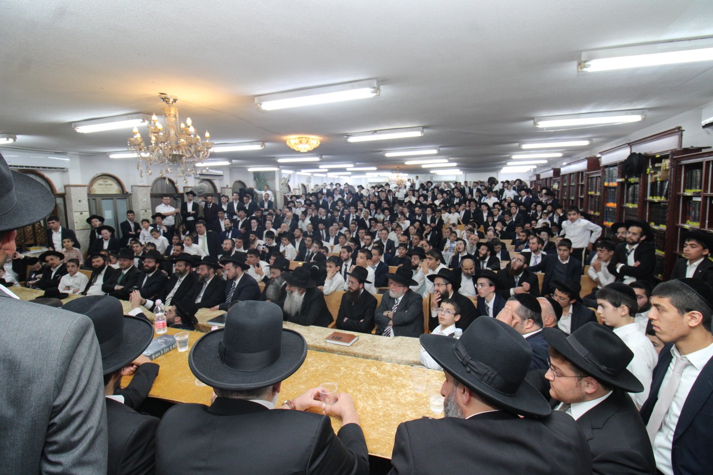 מעמד 'הקבלת פני רבו' לכבוד הראשל"צ הגאון רבי יצחק יוסף 