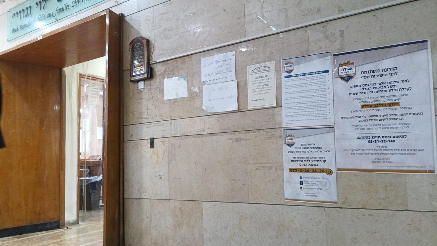 מודעות בהיכלי התורה