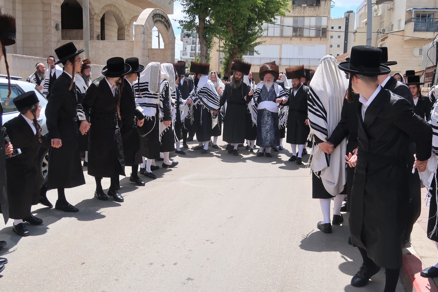 האדמו"ר מפרמישלאן בברכת האילנות