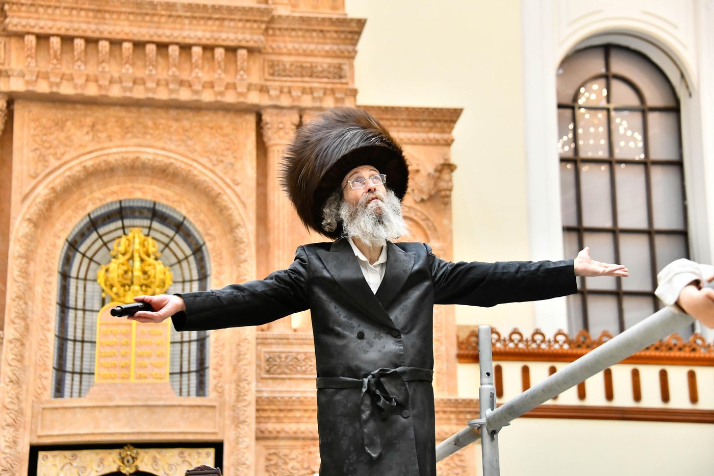 הרה"צ רבי אלימלך בידרמן במעמד לקראת שביעי של פסח