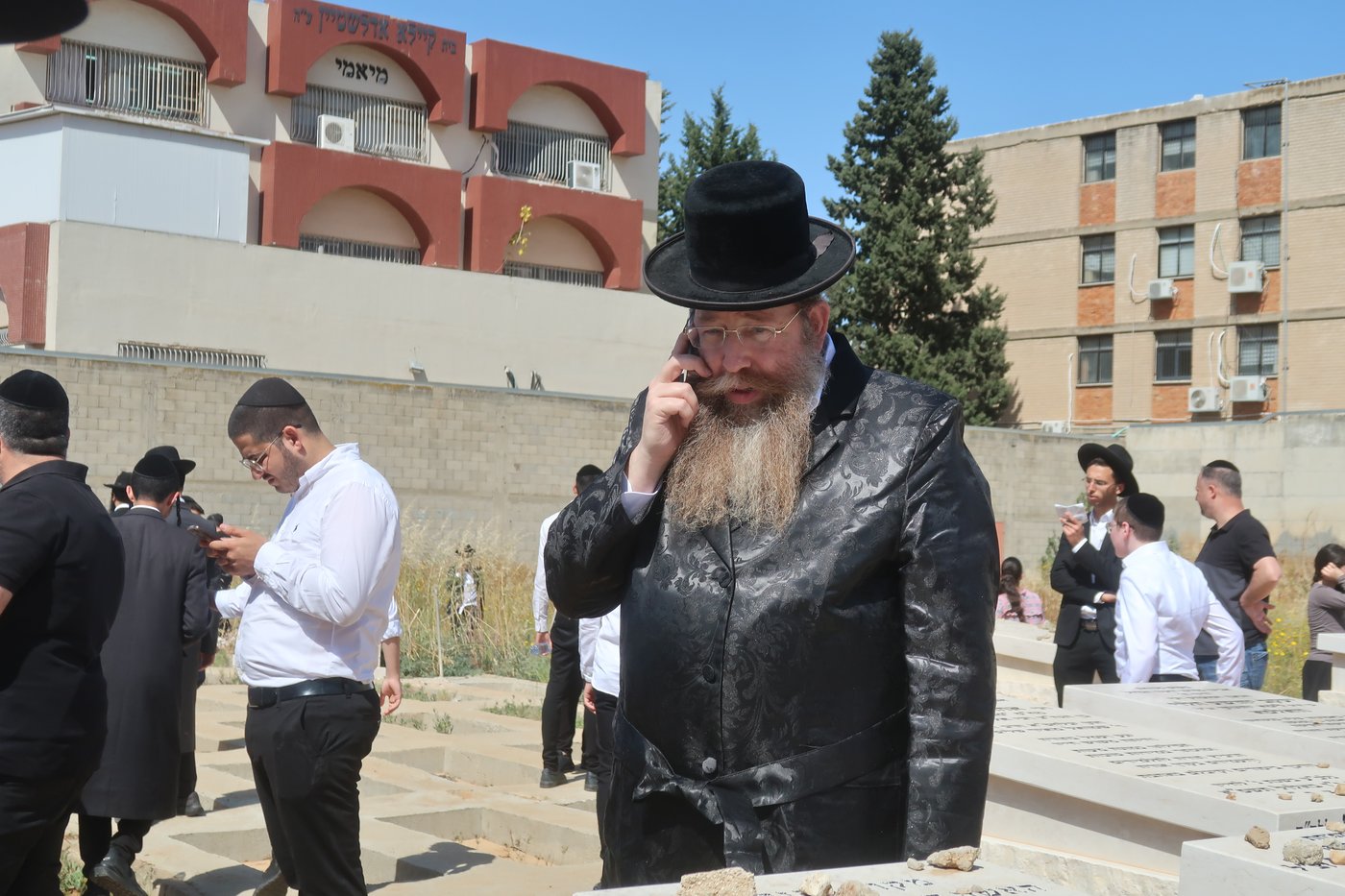 הרב דוד מרגלי בהלוויה