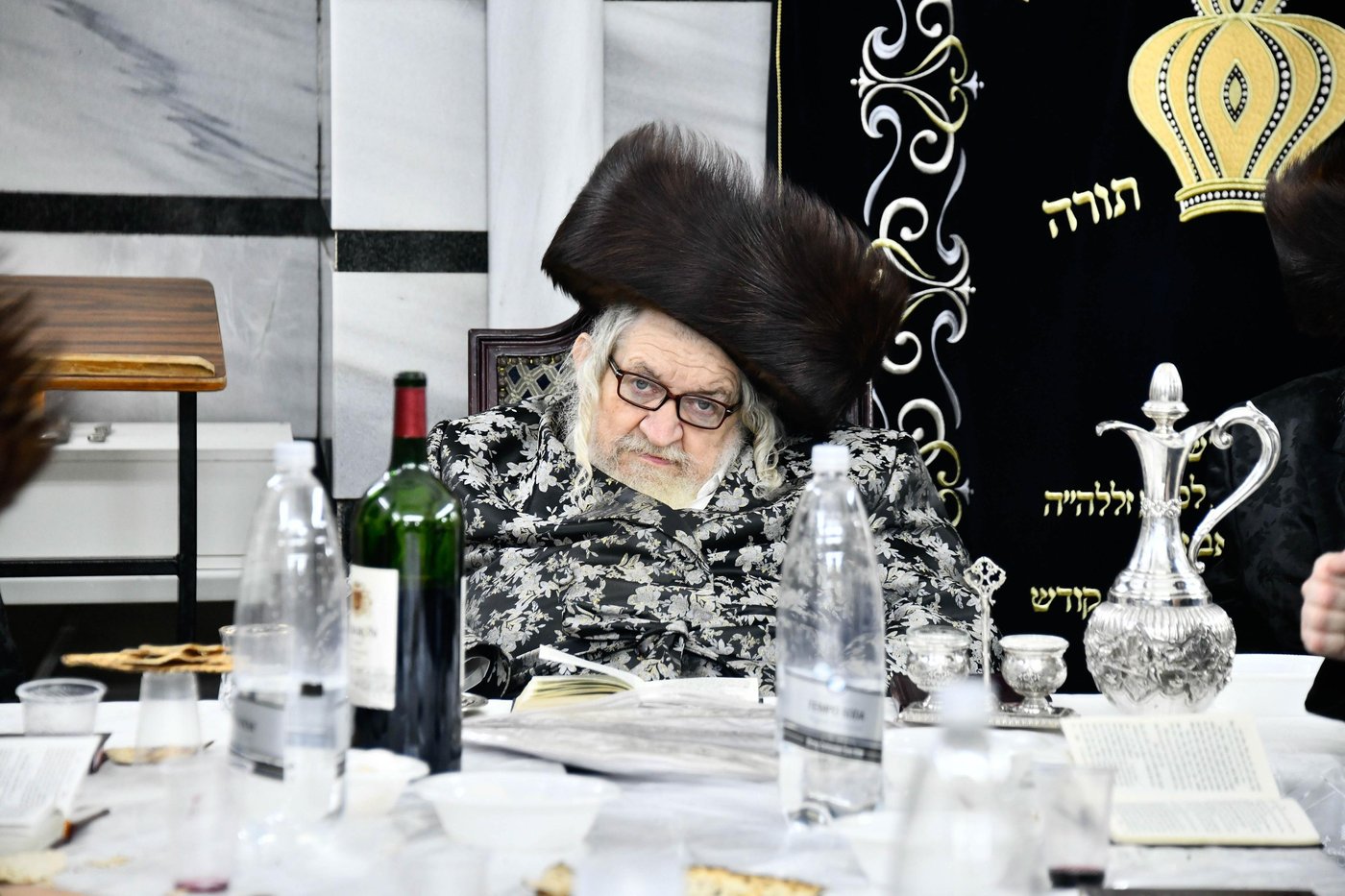 האדמו"ר מטעמשוואר בנעילת החג שביעי של פסח